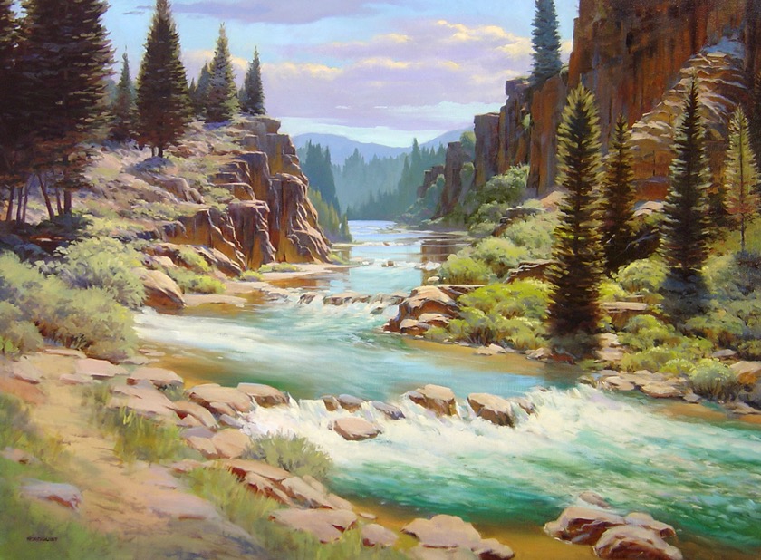 Along the Payette 36x48