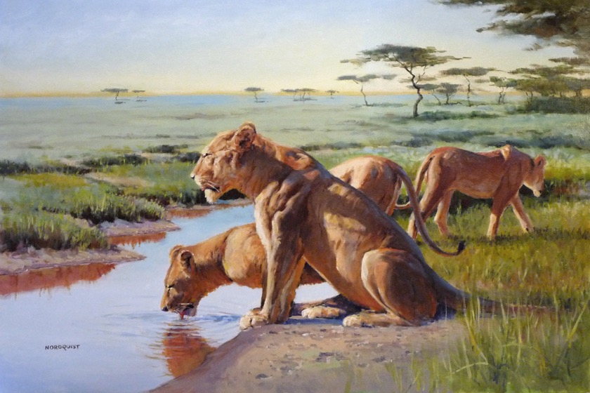 Before the Hunt     24x36